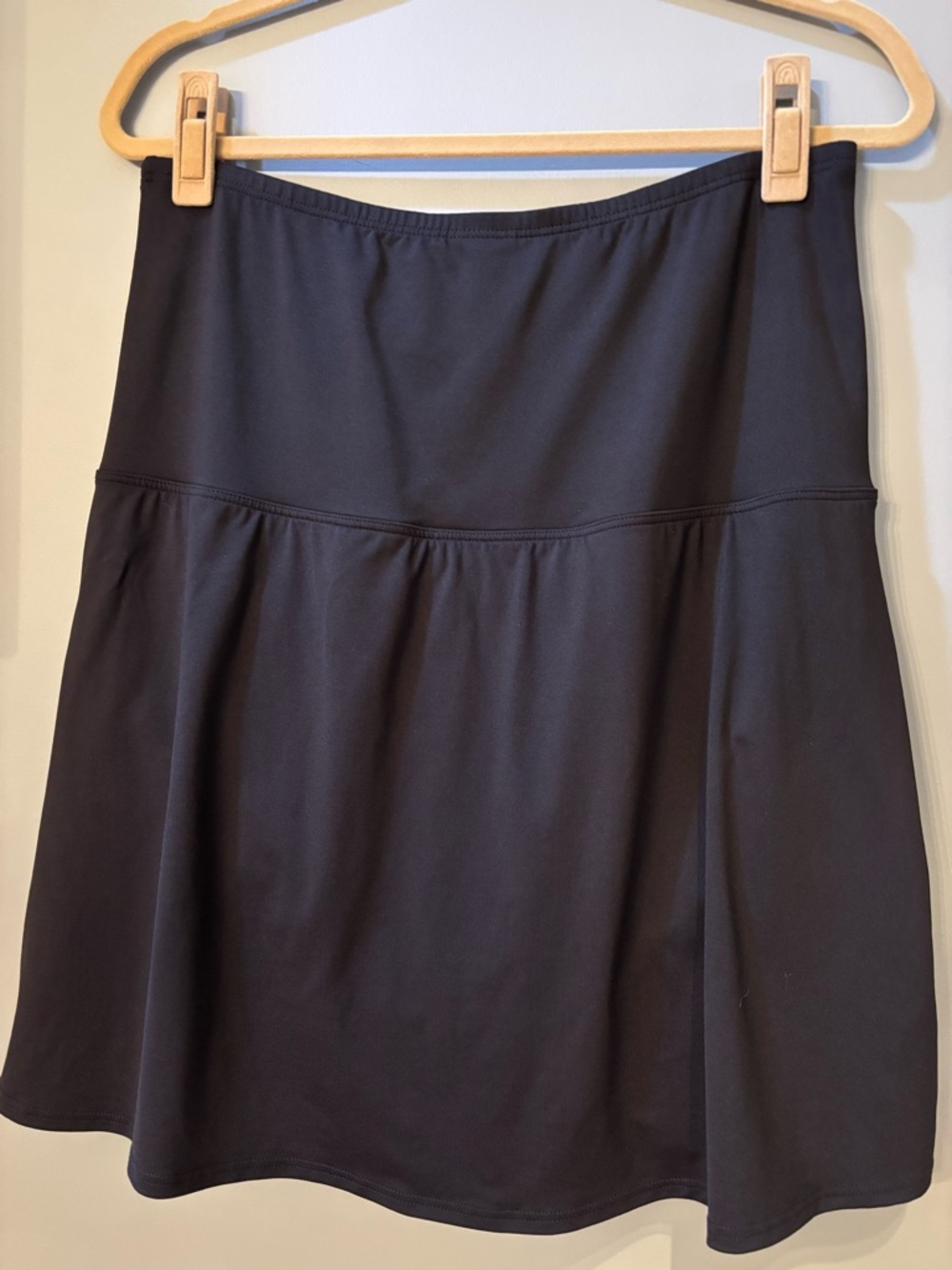 Lands' End Black ultra high waisted swim skirt - Picture 2 of 6